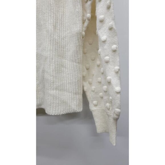 CeCe Puff Sleeve Bobble Ribbed Sweater - Picture 6 of 6